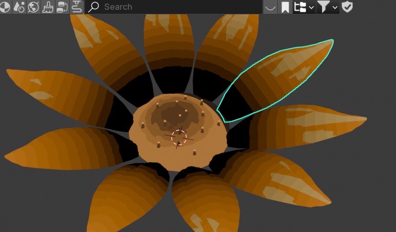 Flower assembly step 2