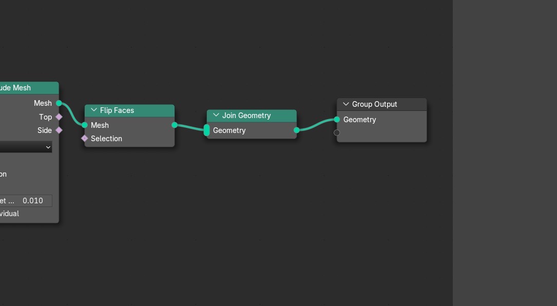 Join wiring including Group Input