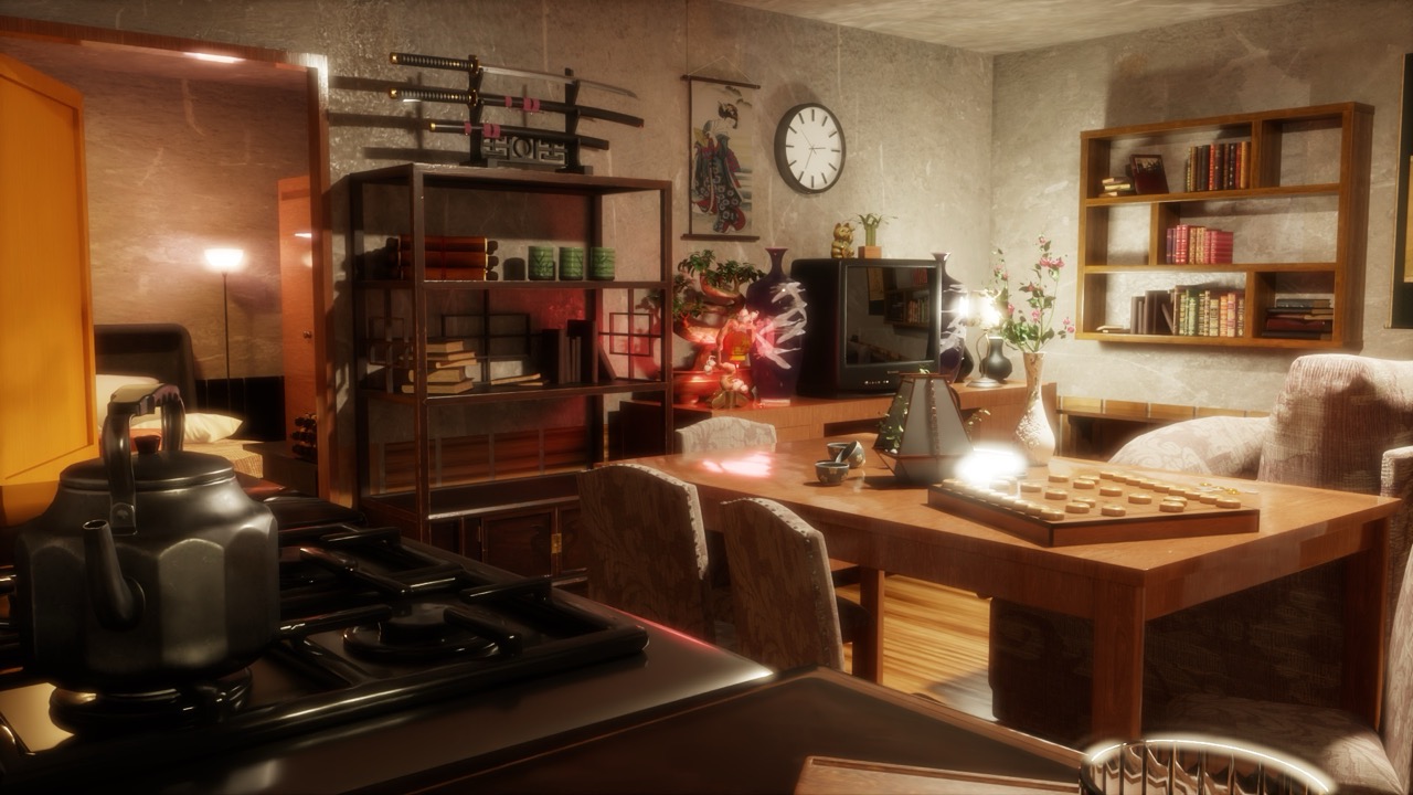 Fantasy Japanese Home Interior, cover image