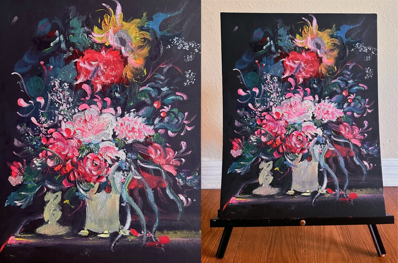 Flower Vase with Statuette Recreation, cover image