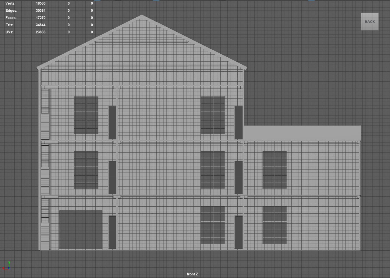 Orthographic back
