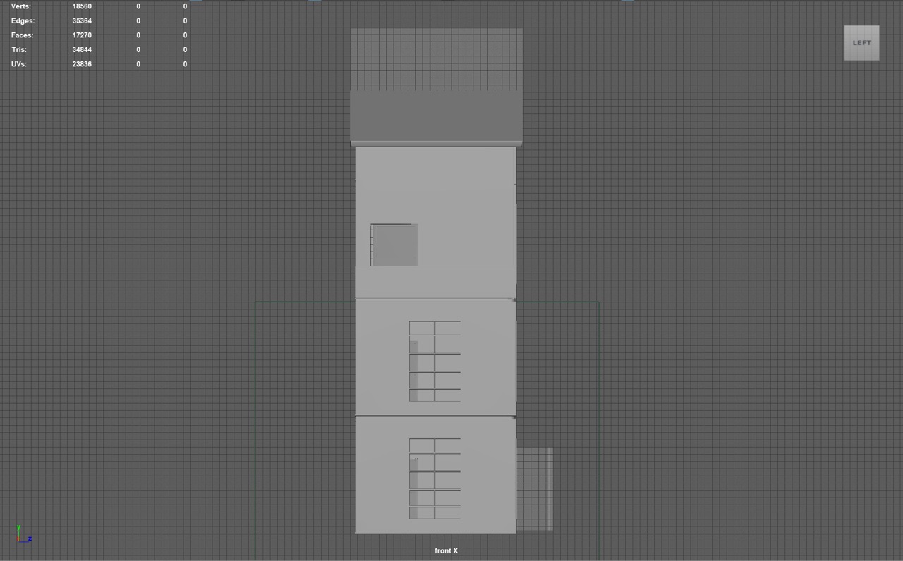 Orthographic left