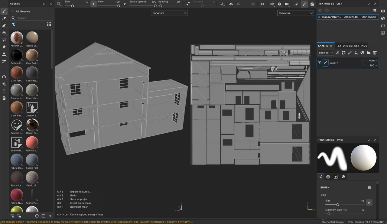 Baking mesh maps in Substance 3D Painter