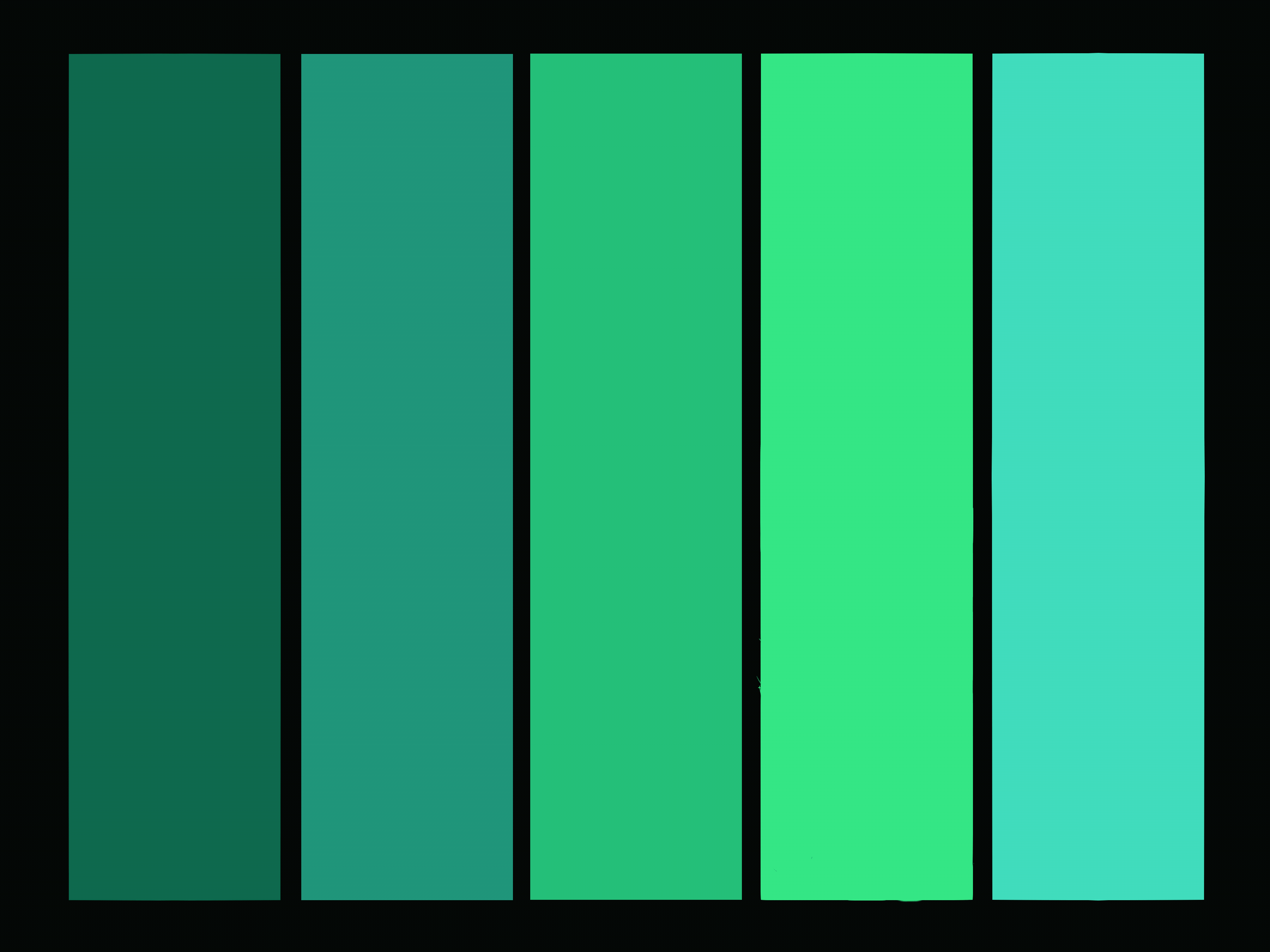 Different stages of the bookmark design process.