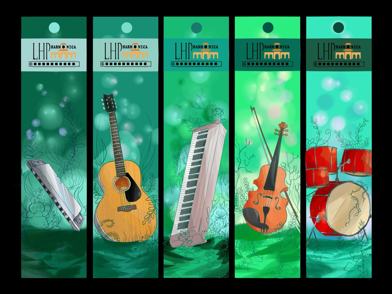 Instrument colors.