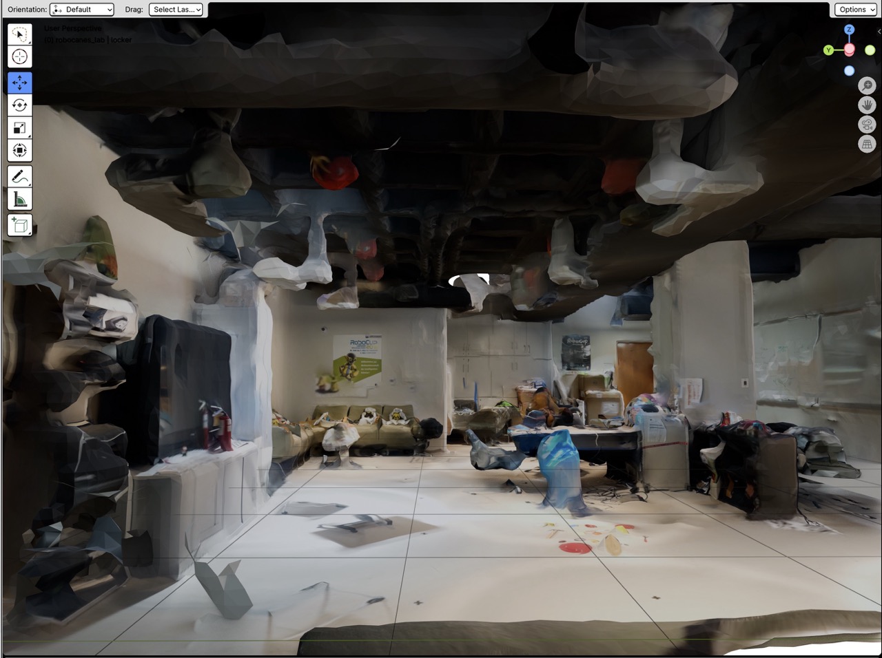Scan of general lab space