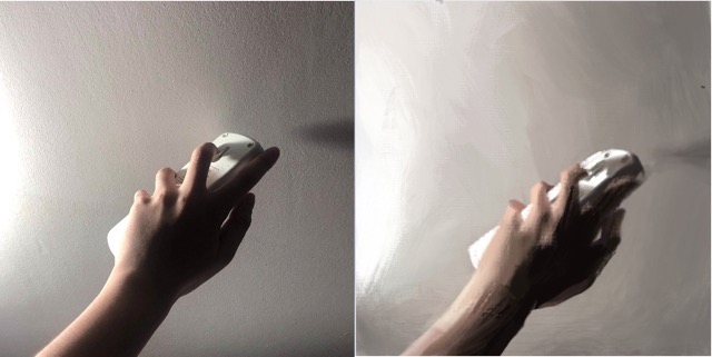 Holding a remote controller
