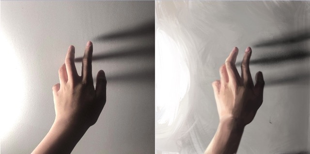 Trailing shadows