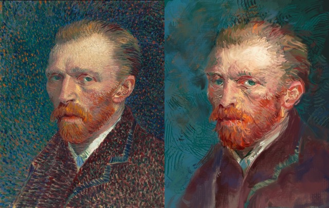 Recreation of Van Gogh's Self-Portrait, cover image